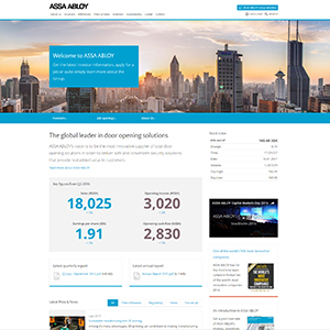 ASSA ABLOY Extranet ASSA ABLOY Extranet