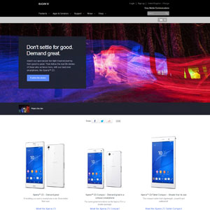 Sony Mobile New Sites Sony Mobile New Sites